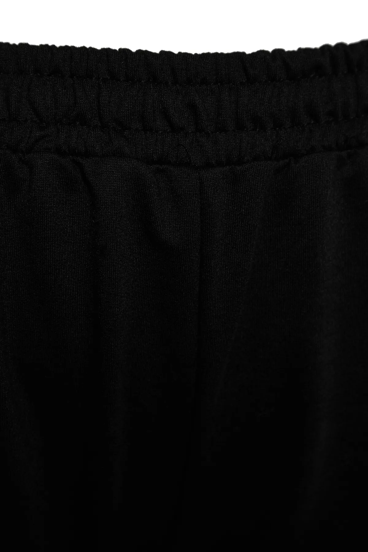 Trendyol Curve  Schwarze dünne Jogger-Strick-Jogginghose TBBAW24AJ00011