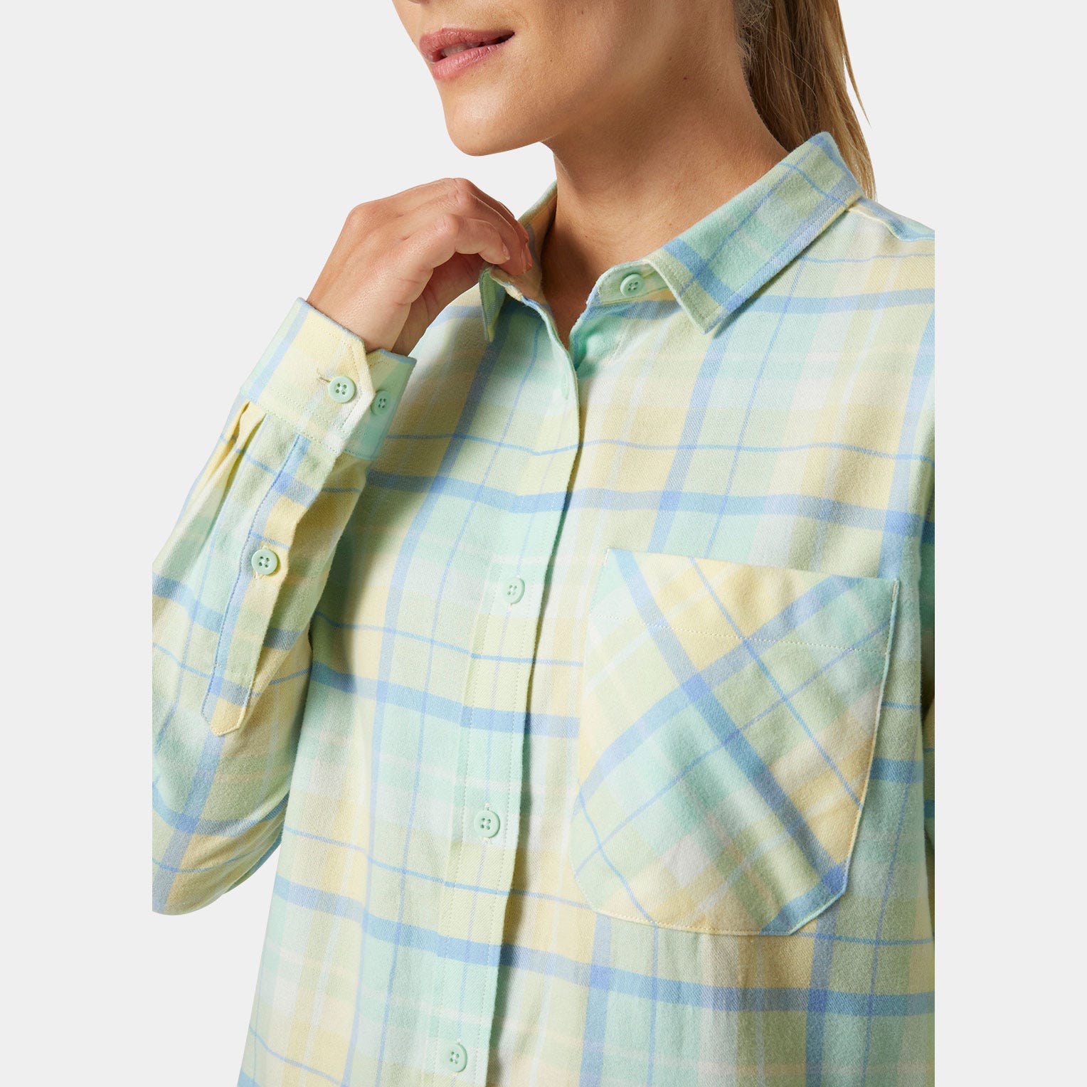 Women's Lokka Organic Flannel Long Sleeve Shirt