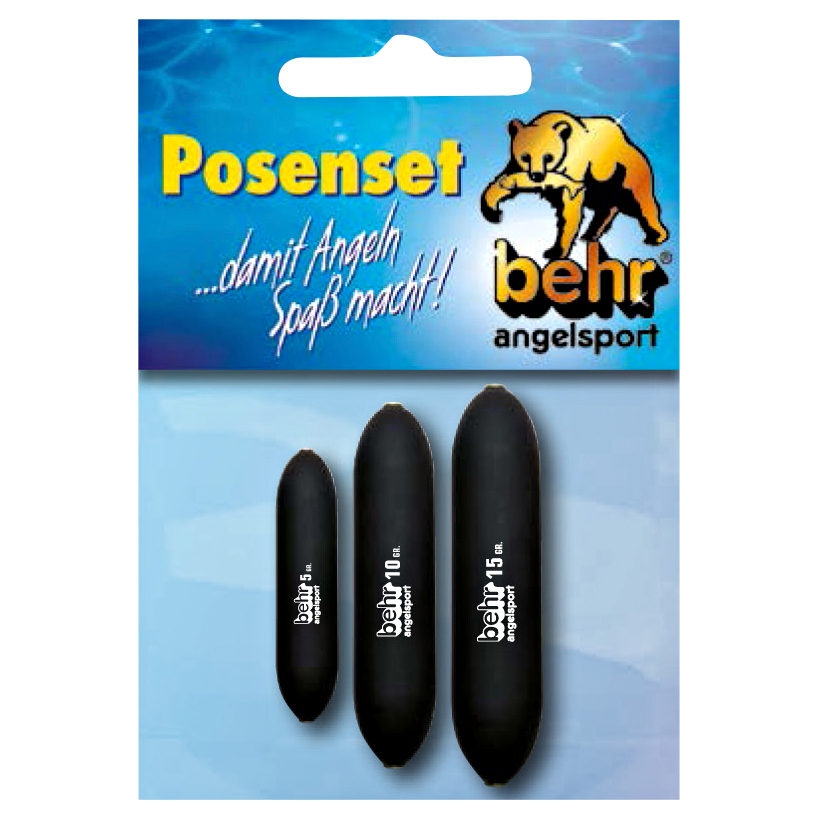 Behr Unterwasserposen Inline-Floater Set (schwarz)