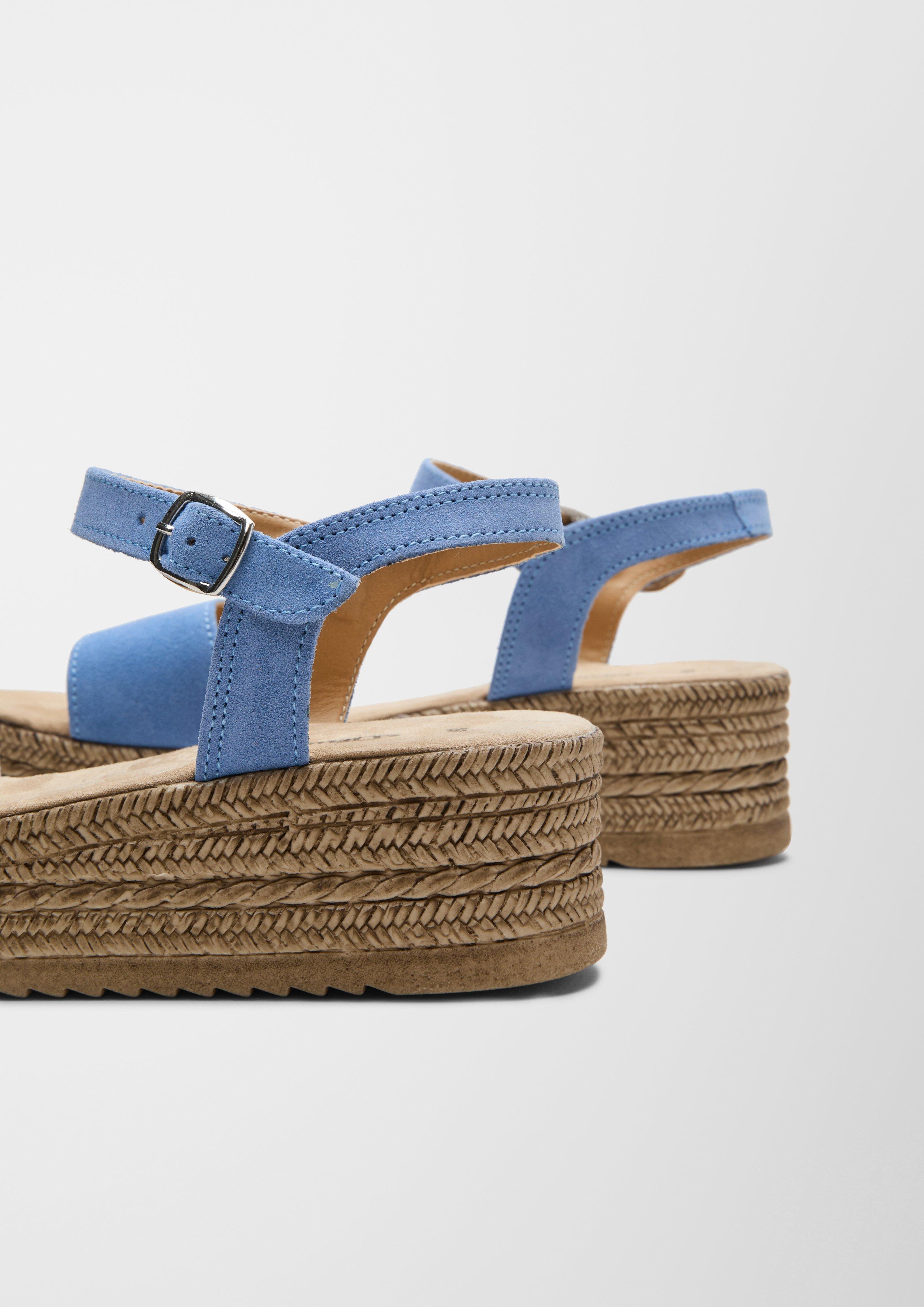 Plateau-Sandalen aus Leder  6007708-800
