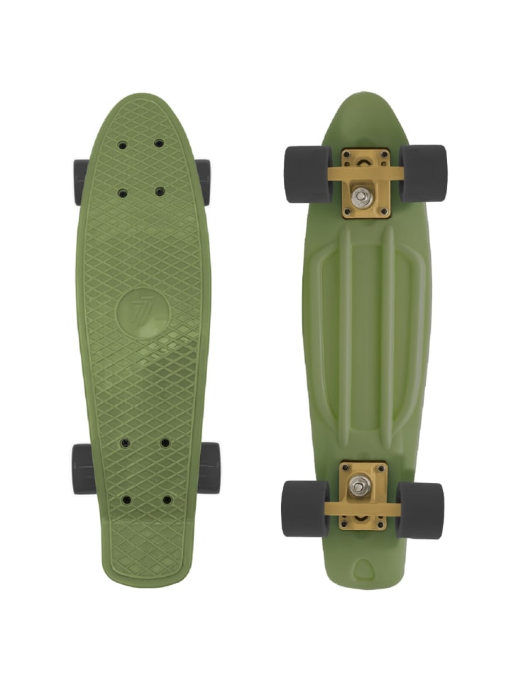 COFI 1453 7-Brand Pennyboard Oliven Farbe ABEC-7 Lager, Polypropylen in Grün günstig kaufen 55 cm