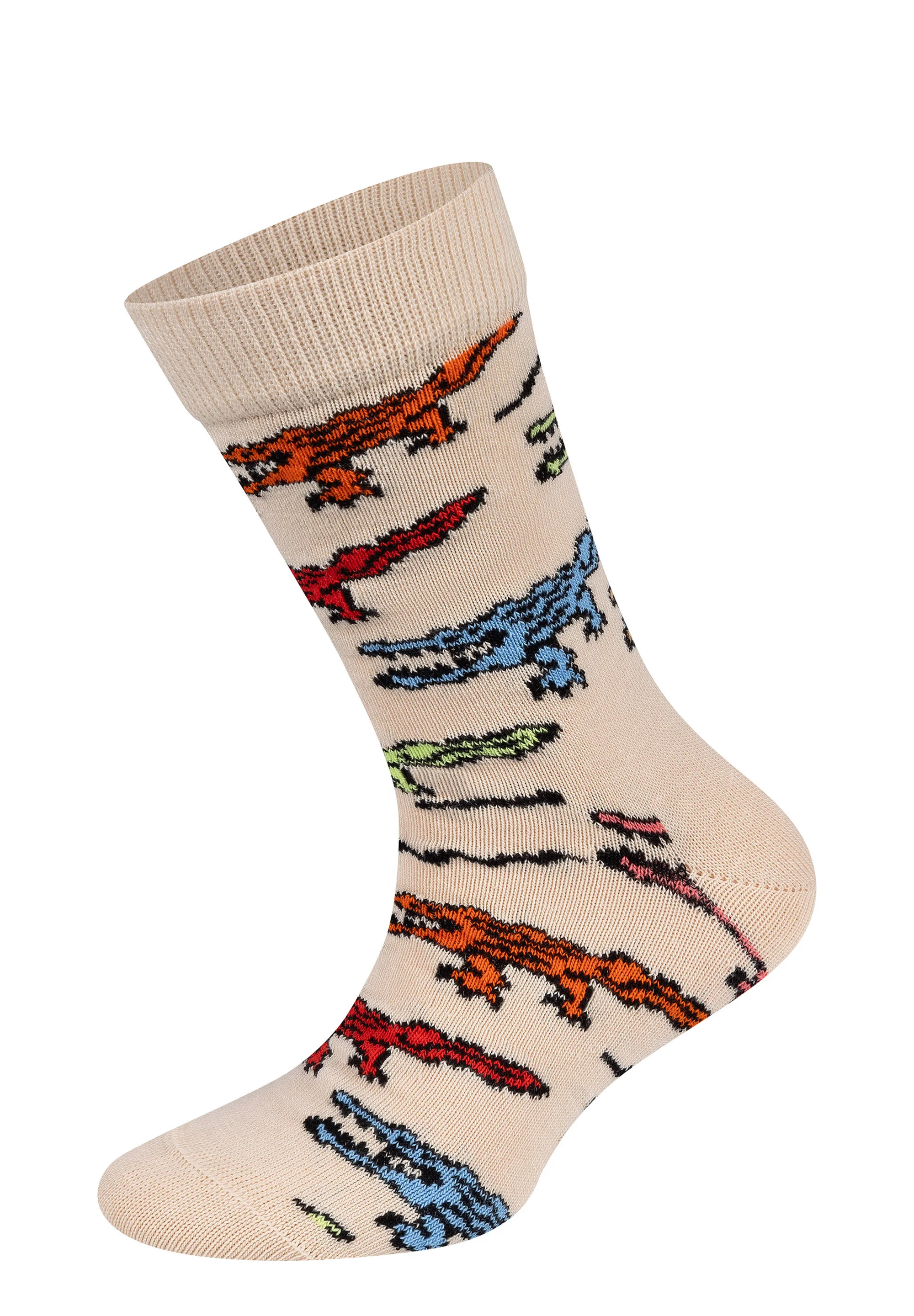 Calcetines Happy Socks PACK DE 3 DINOSOTROS COCODRILO - Calcetines