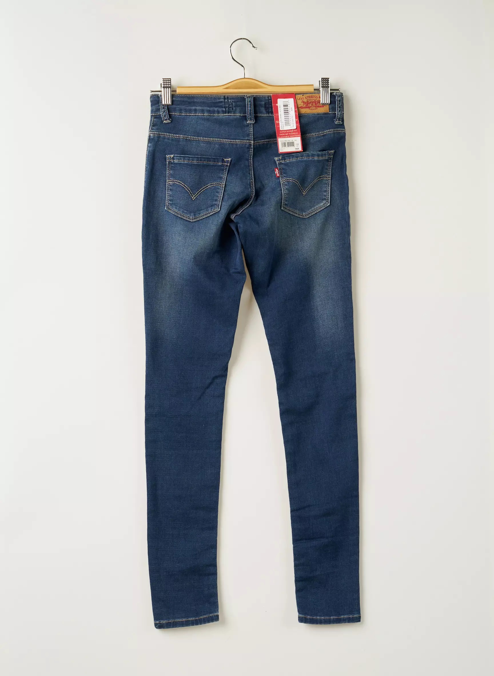 Levis Jeans Coupe Slim Garcon couleur bleu
