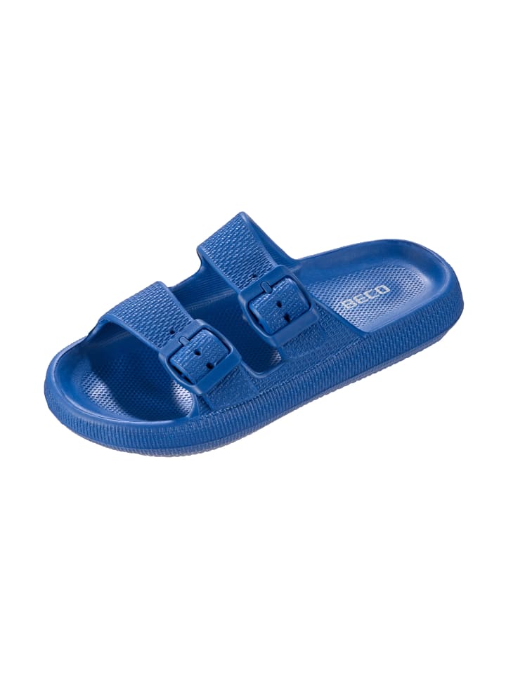BECO the world of aquasports Dusch- & Badeschuhe Airkiss-Leisure in blau günstig kaufen