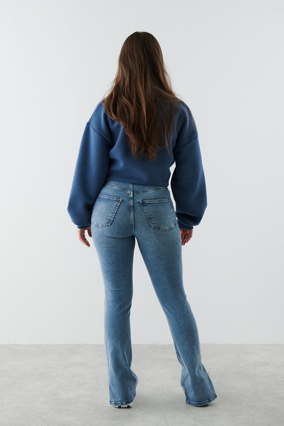 Molly petite slit jeans