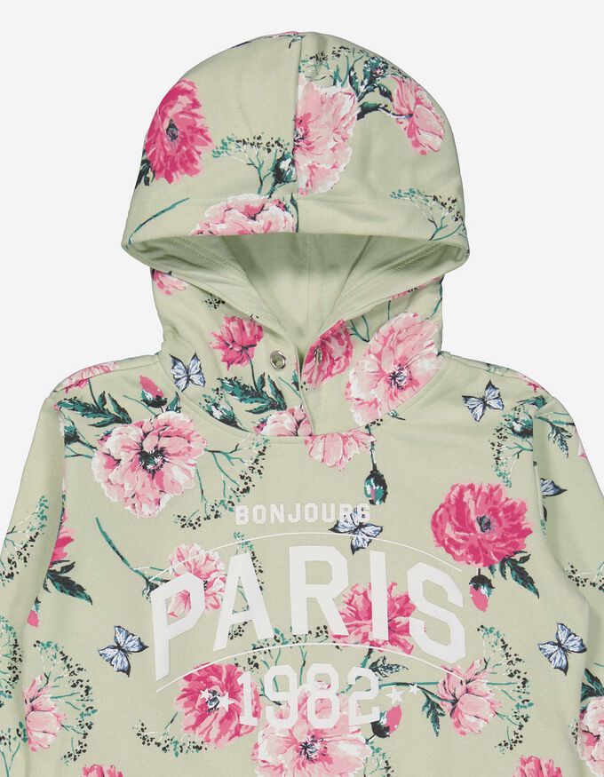 Hoodie - Florales Muster