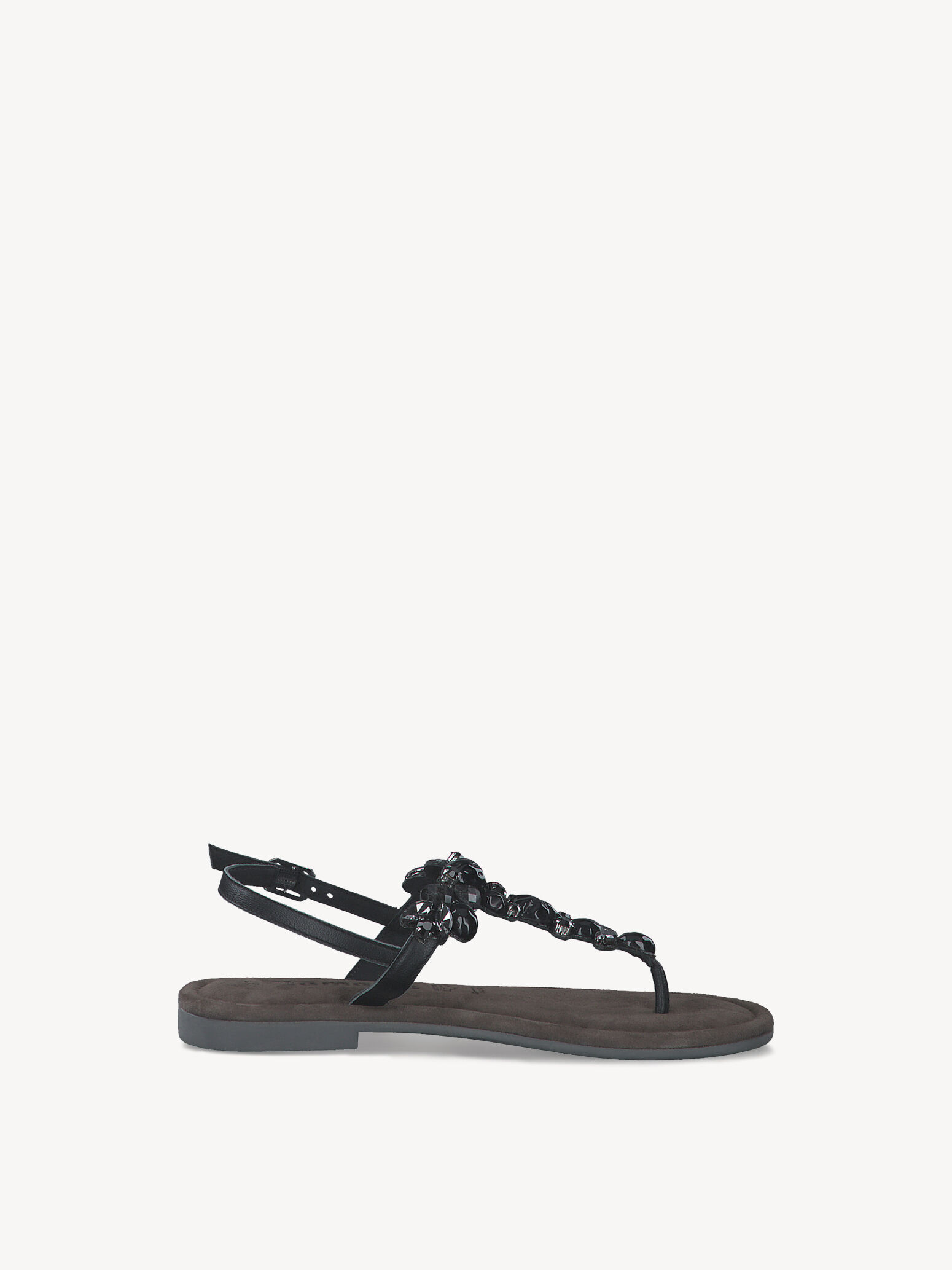 Sandale en cuir - noir