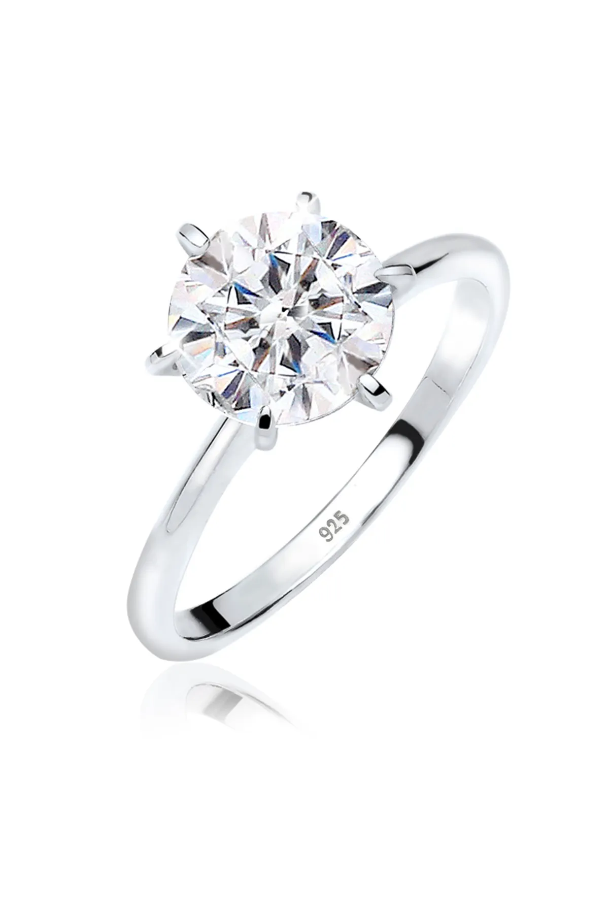 ELLI  Ring Verlobungsring Kristalle 925 Silber