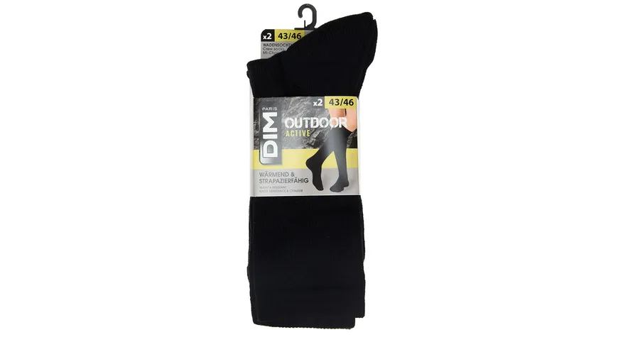 DIM Herren Outdoor Socken 2er Pack noir
