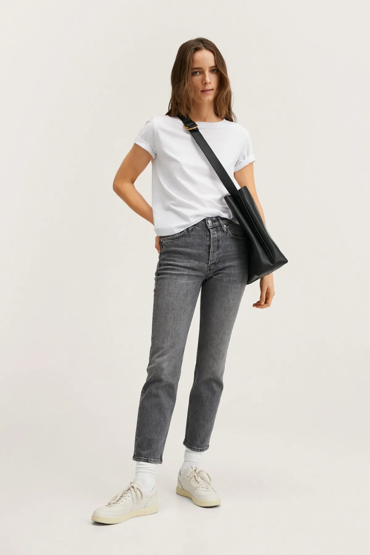 MANGO  Jeans - Grau - Boyfriend