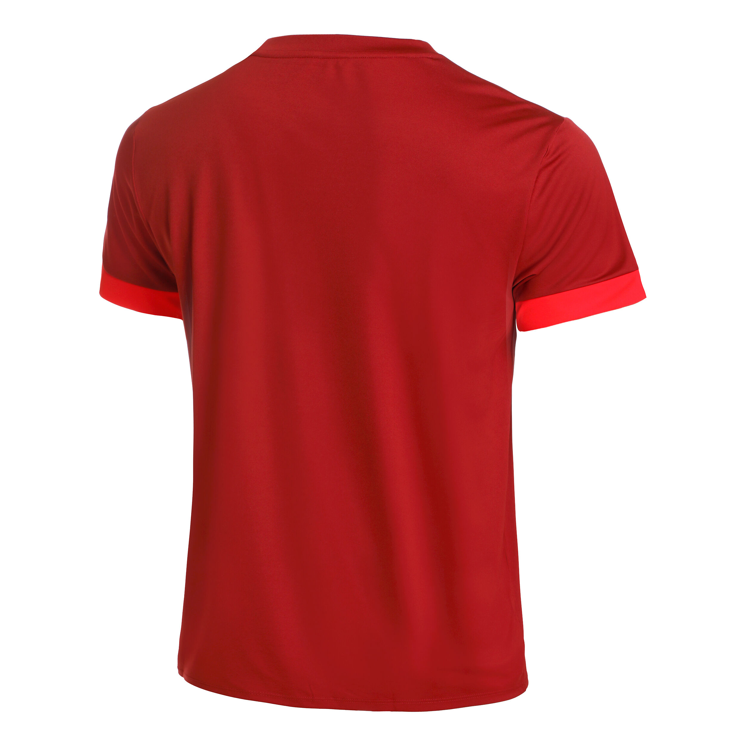 Court Shortsleeve Tee T-Shirt Herren - Dunkelrot, Rot