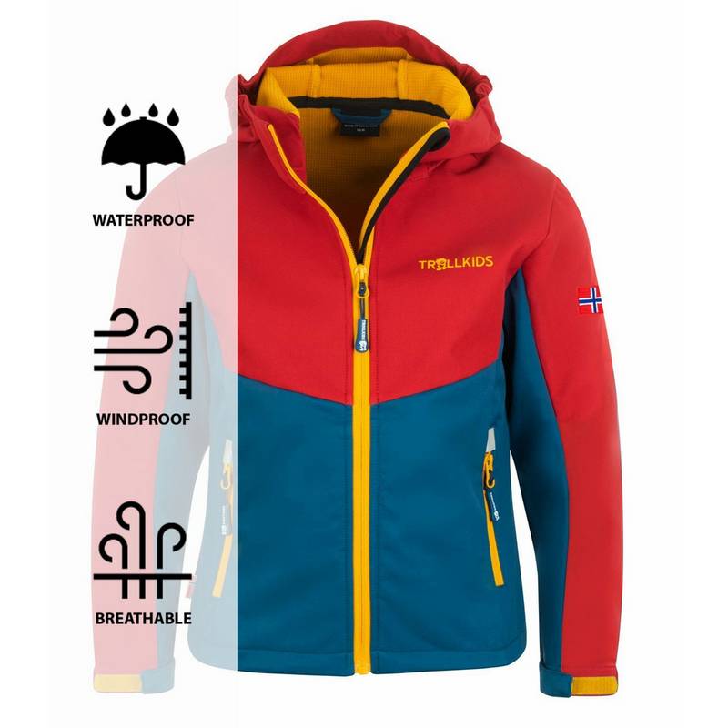 Trollkids Kristiansand Softshelljacke Kinder