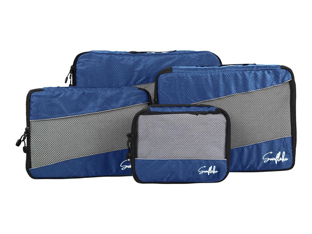 Sunflake Set von 4 Packing Cubes