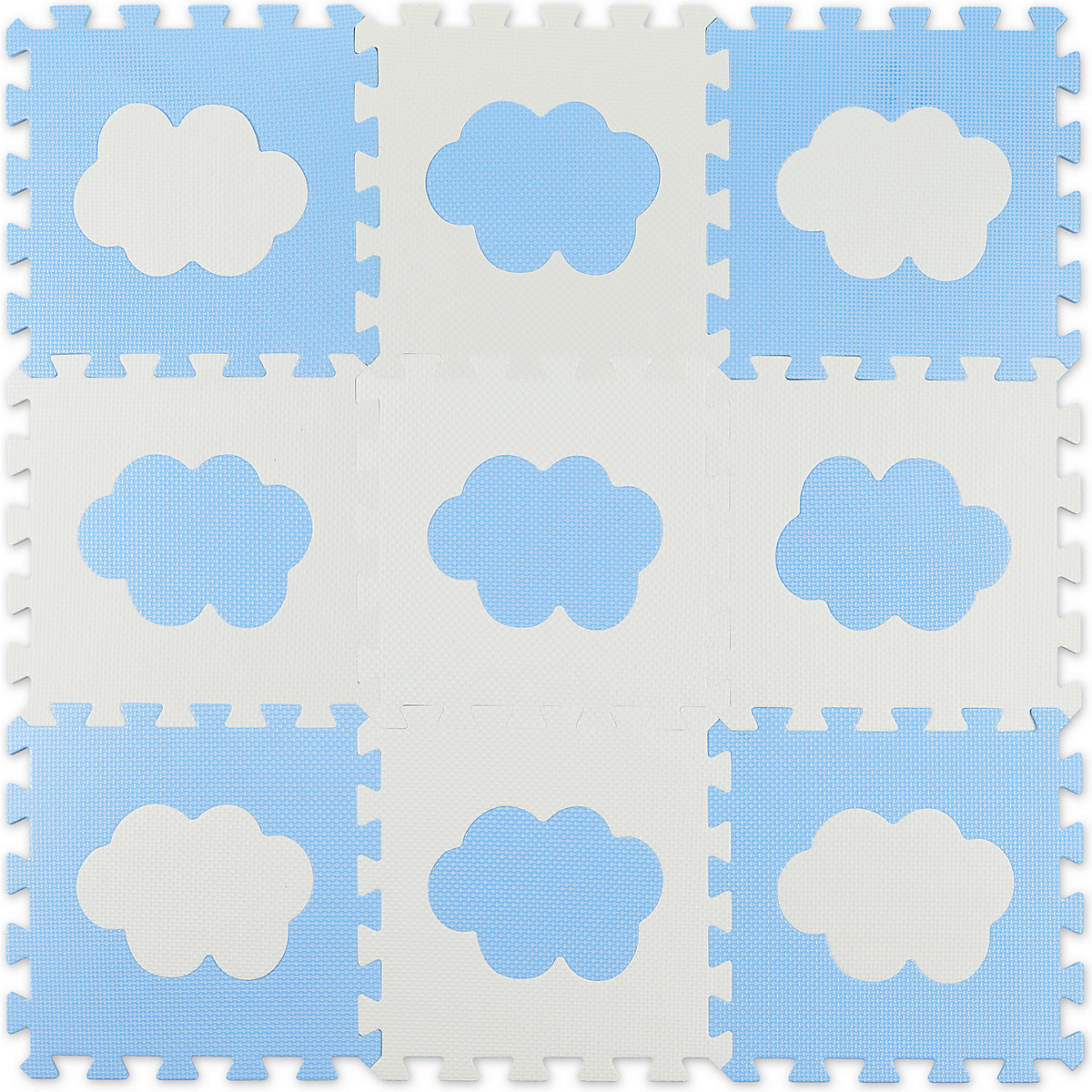 18-tlg. Puzzlematte Wolke
