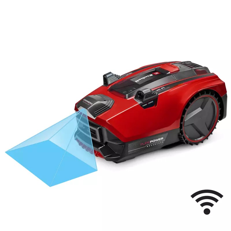 Einhell 3413975 FREELEXO CAM PLUS 600 Li Kit Mähroboter 4,0 Ah und Ladegerät im Karton