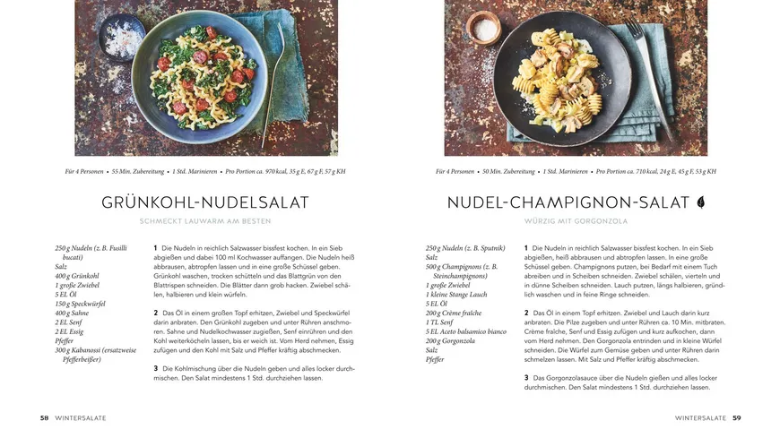1 Nudel – 40 Salate