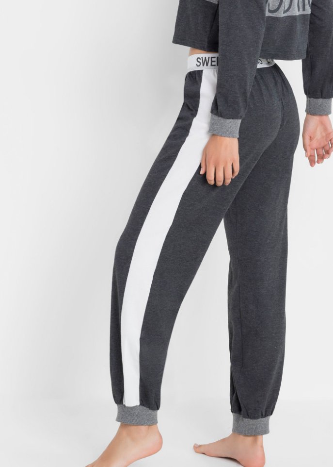 Pyjama mit verkürztem Langarmshirt