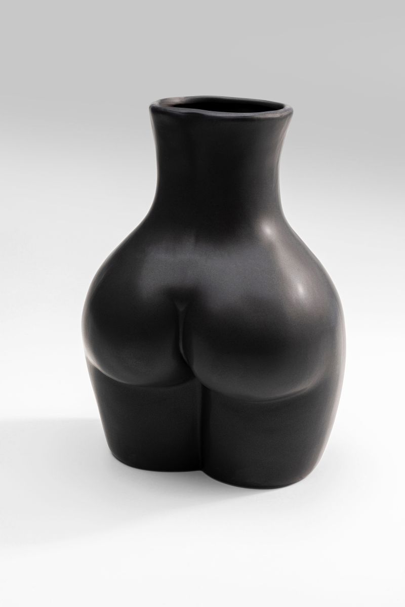 KARE Vase Donna Schwarz