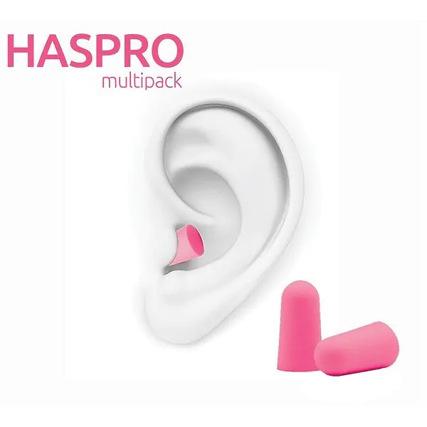 Haspro Multi, Ωτοασπίδες από αφρώδες υλικό, ροζ