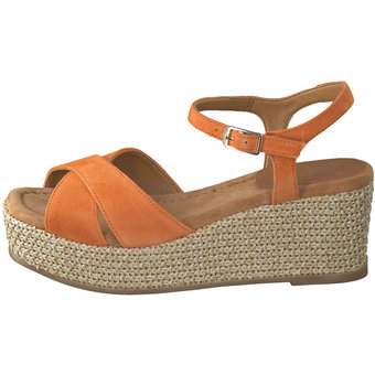 Unisa Plateau Sandale Clementine in orange