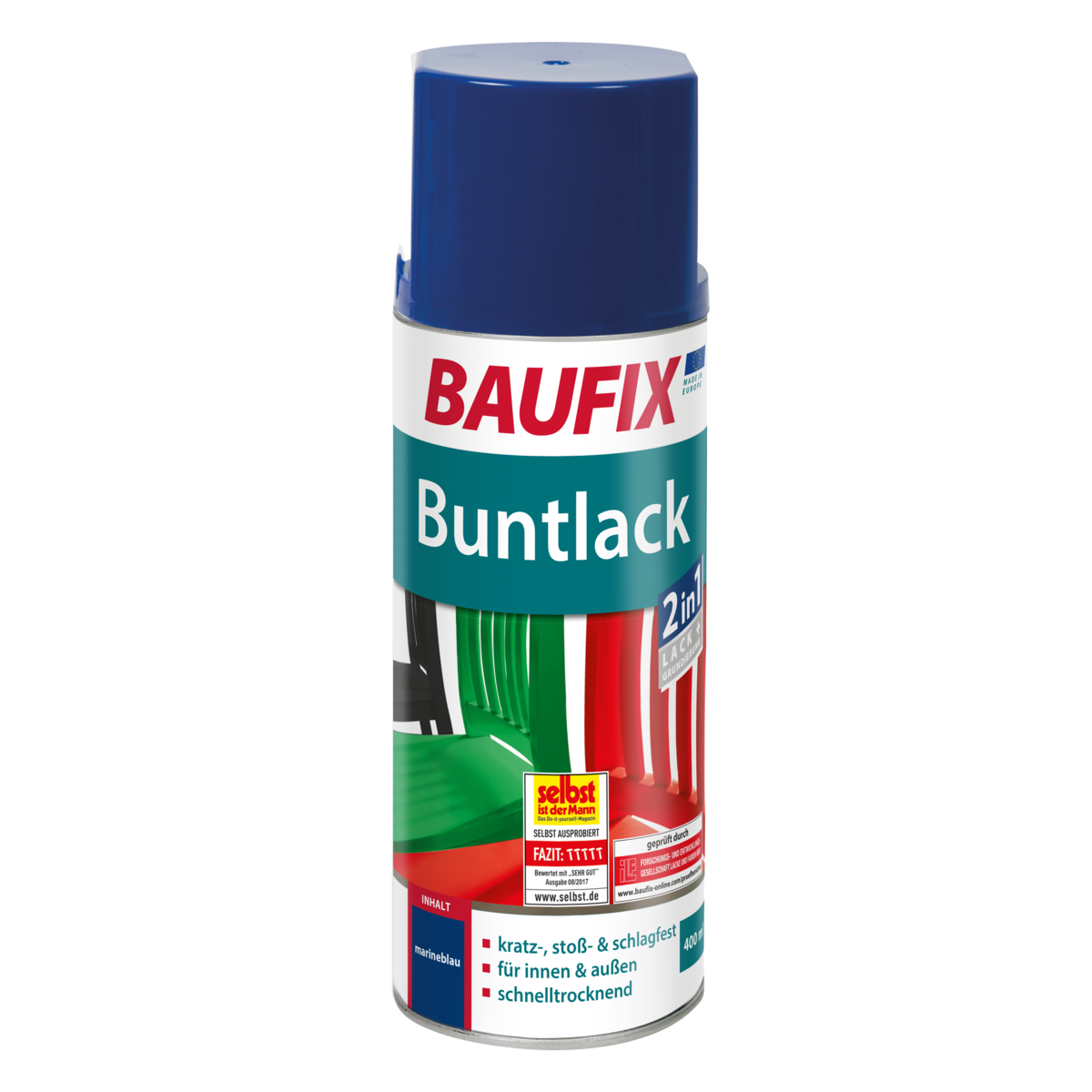 Baufix Buntlack Spray Marineblau