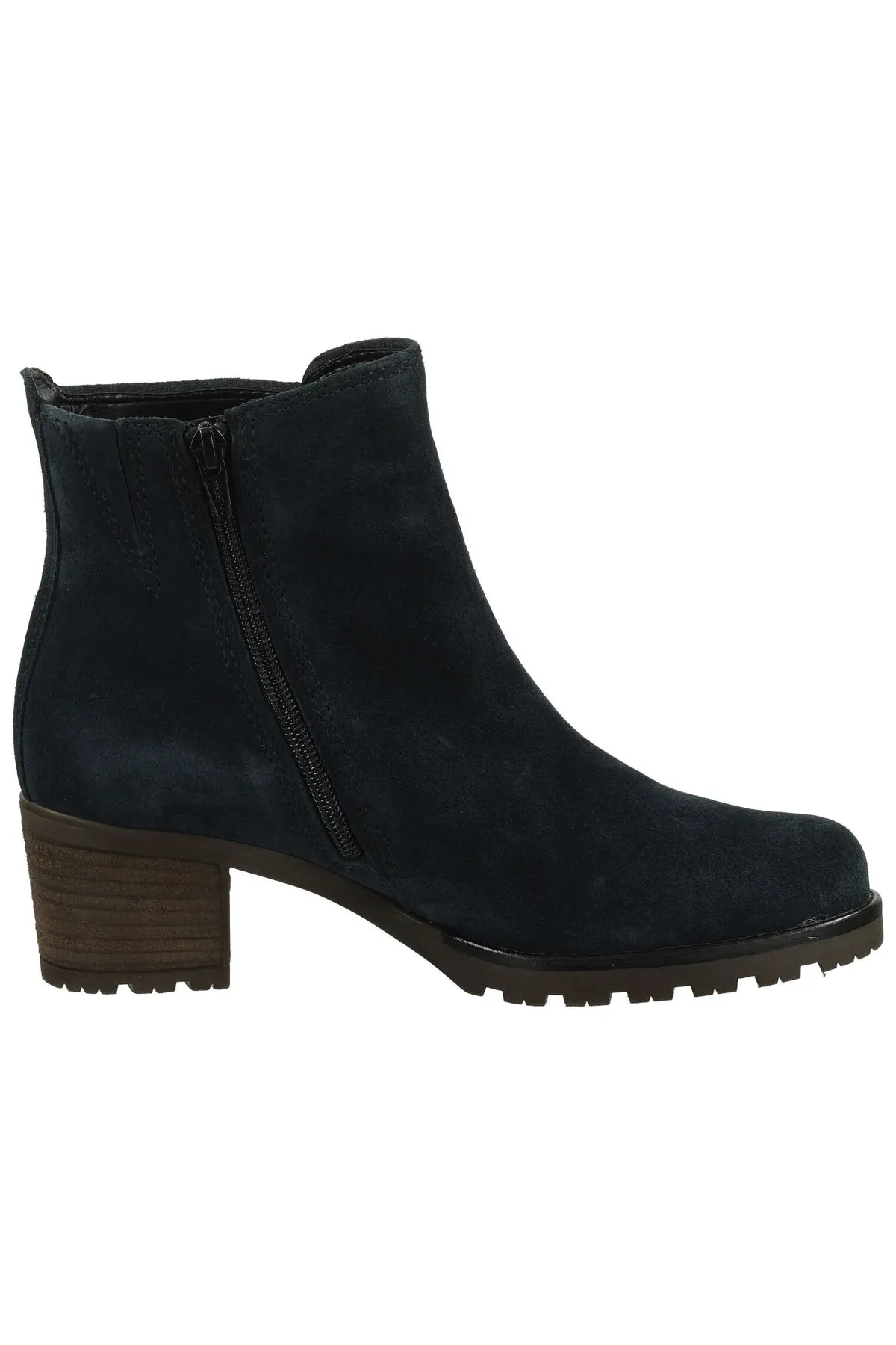 GABOR  Stiefelette - Blau - Blockabsatz