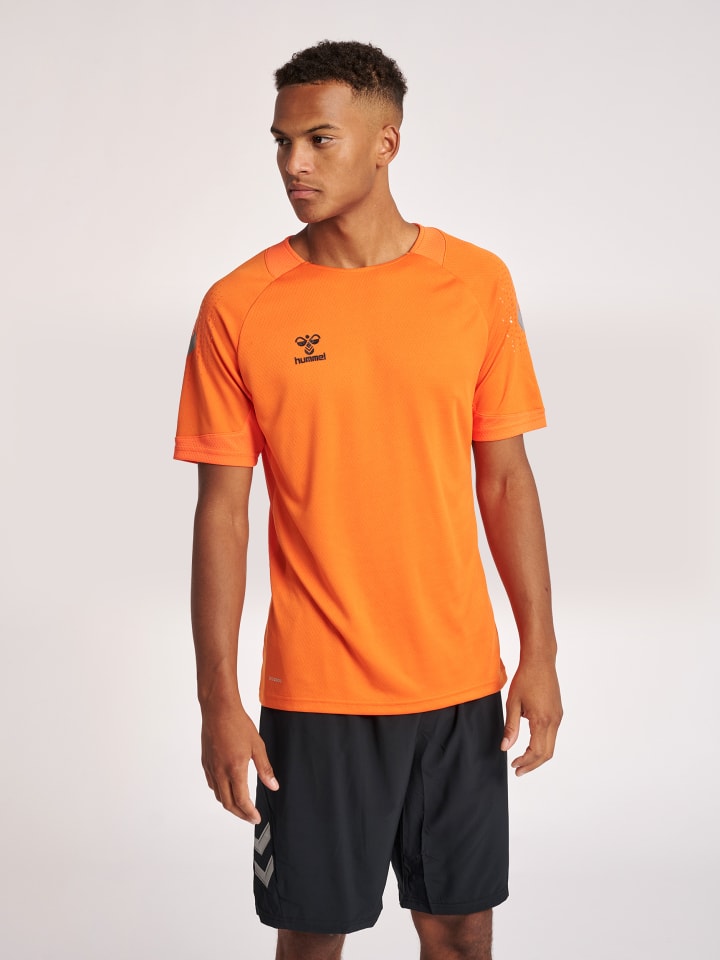 Hummel Hummel T-Shirt Hmllead Herren in ORANGE TIGER günstig kaufen