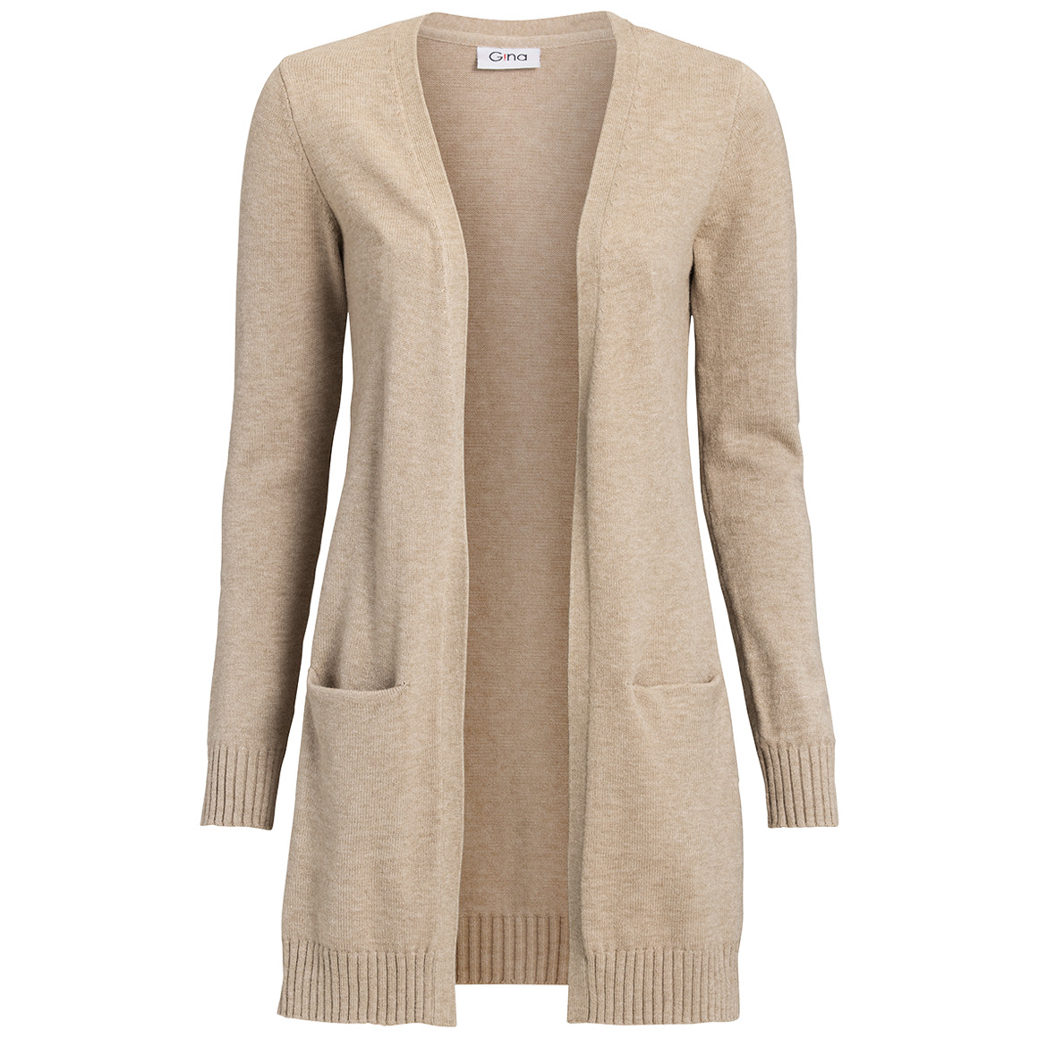 Damen Strickjacke mit zwei Einschubtaschen