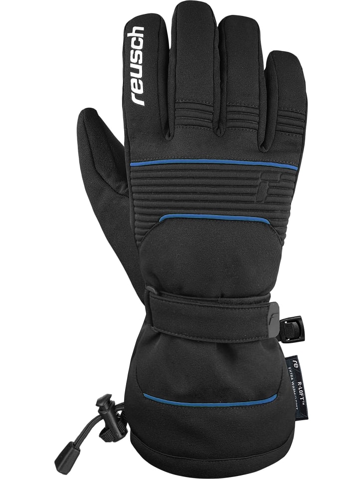 Reusch Fingerhandschuhe Crosby R-TEX® XT in 7760 black / brilliant blue günstig kaufen