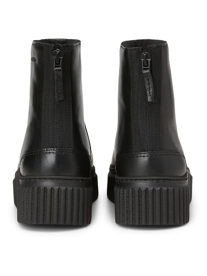 Marc O'Polo Shoes Leder-Boots in Schwarz günstig kaufen