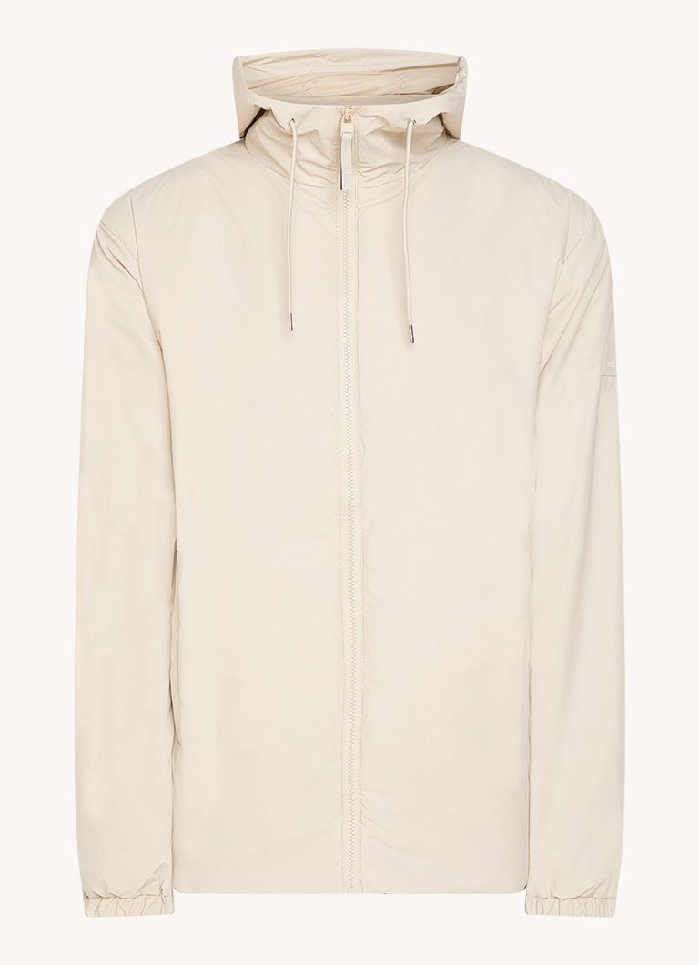 Rains Lohja padded raincoat with hood and side pockets