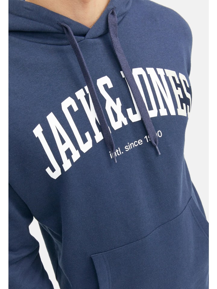 Jack & Jones Hoodie 'Josh' in dunkelblau günstig kaufen