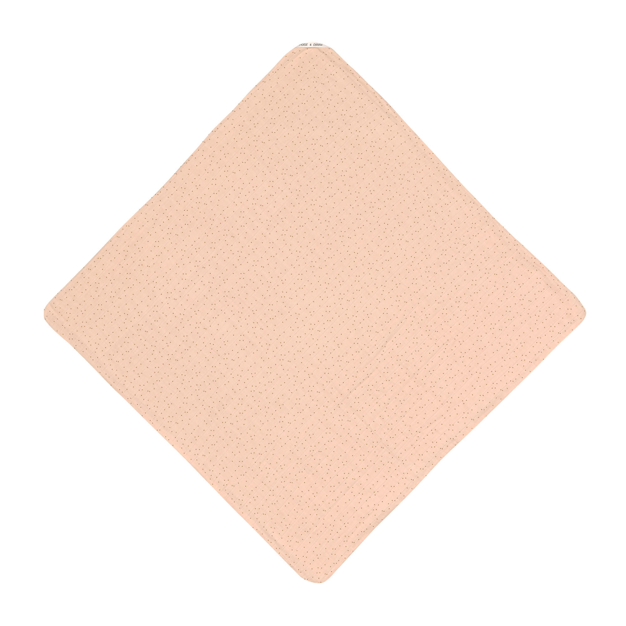 Kapuzenhandtuch Baby - Punkte, Rosa