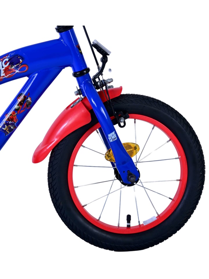 Volare Kinderfahrrad Sonic Prime für Jungen 14 Zoll Kinderrad in Blau Rot 4 Jahre günstig kaufen onesize