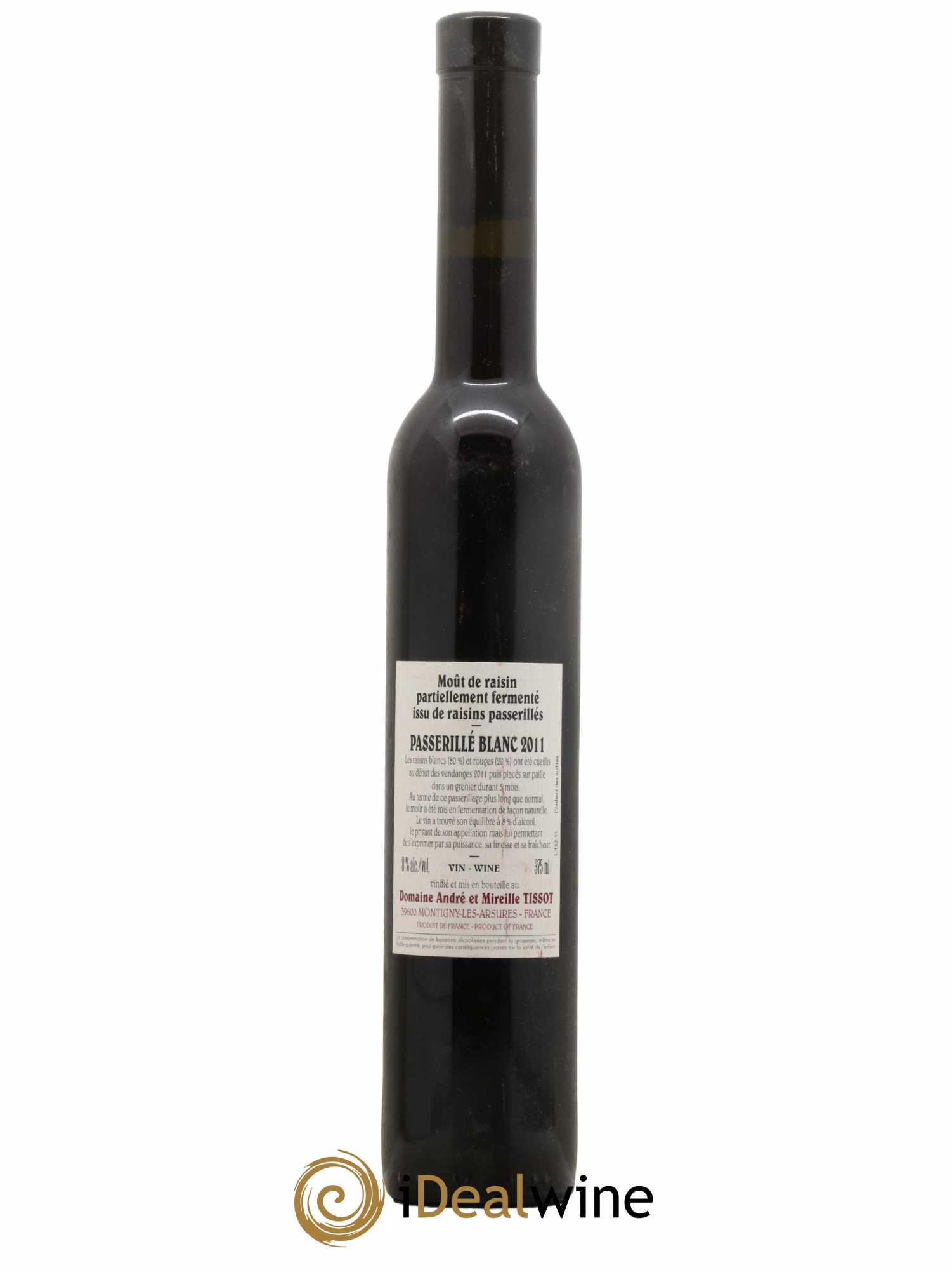 Vin de France Spirale Passerillé Bénédicte et Stéphane Tissot 50cl 2011 - Lot de 1 Demi-bouteille