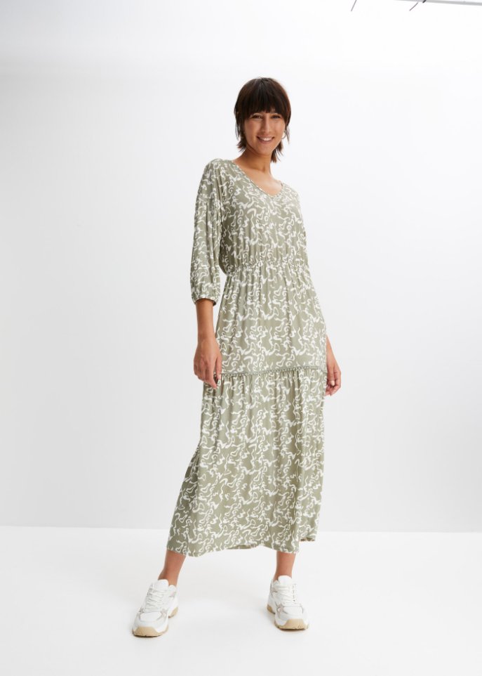 Maxikleid mit Cut-Out