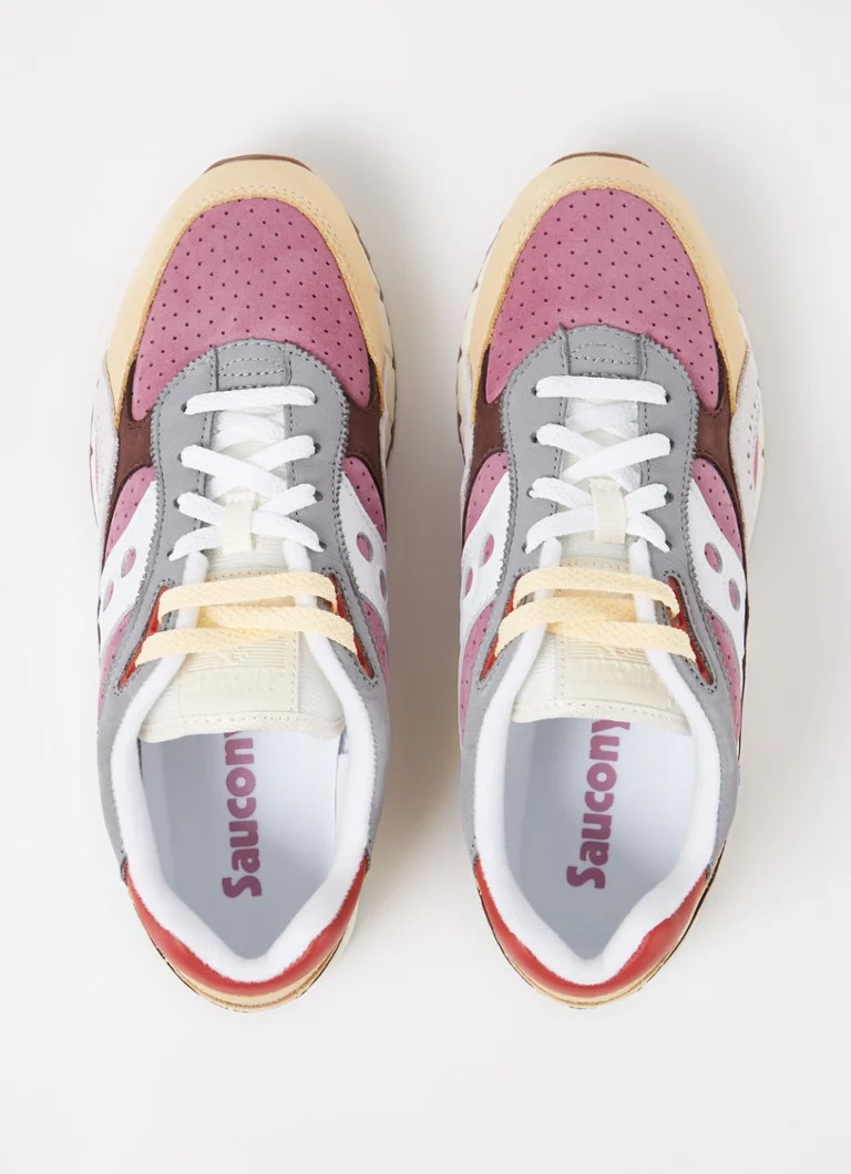 Saucony Shadow 6000 -mokkanahkaiset lenkkarit nahkayksityiskohdilla