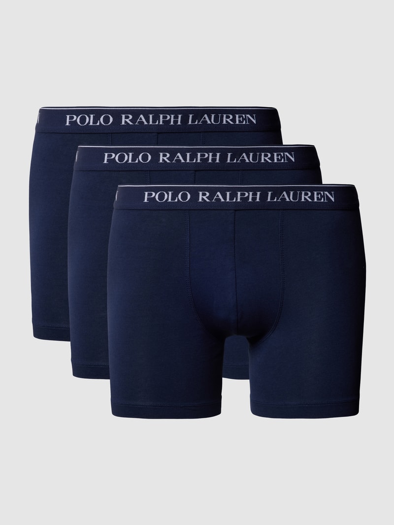Trunks im 3er-Pack in marineblau