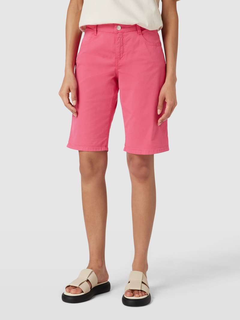 Bermudas mit seitlichen Eingrifftaschen in pink