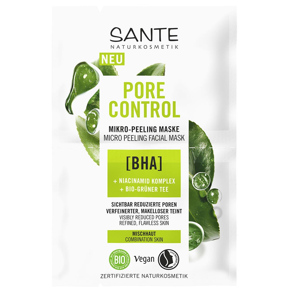 SANTE Pore Control Mikro-Peeling Maske BHA 8 ml