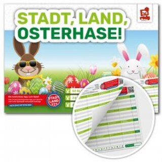Stadt, Land, Osterhase Spiel