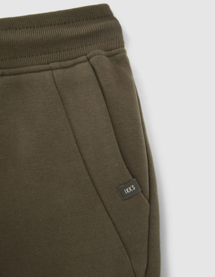 Jogging kaki avec découpes garçon