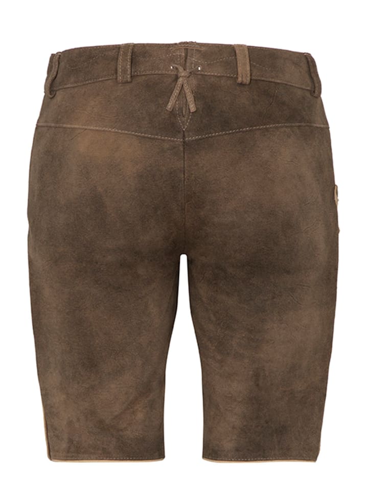 Spieth & Wensky Lederhose in Braun günstig kaufen 34