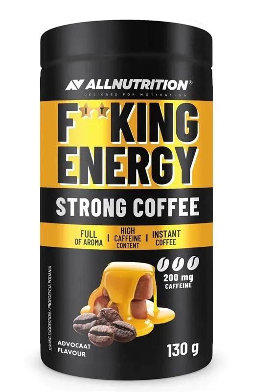 Allnutrition Fitking Energy Strong Coffee Advocat - στιγμιαίος καφές 130 γρ.