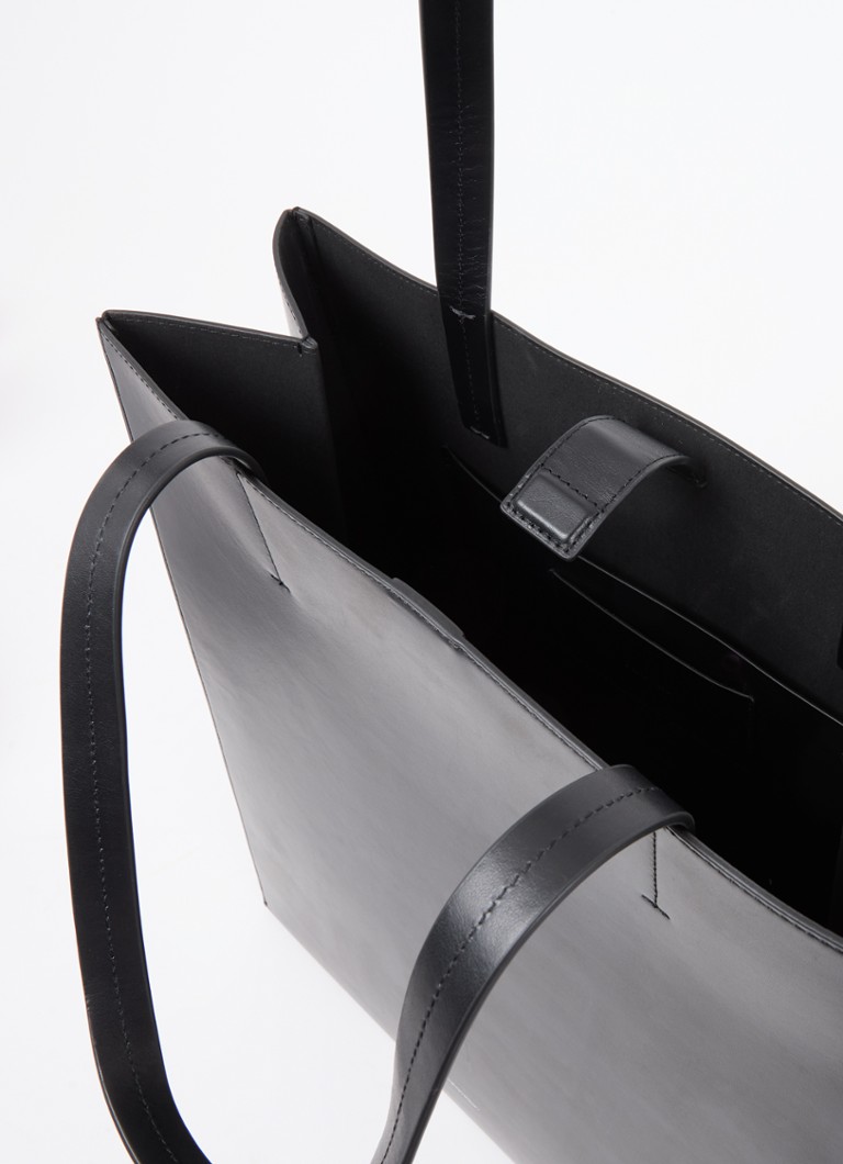 Calvin Klein Line leather shopper with logo