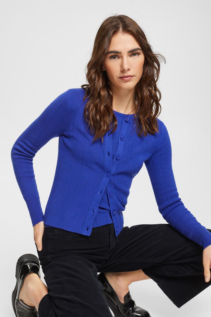 Pointelle-Cardigan