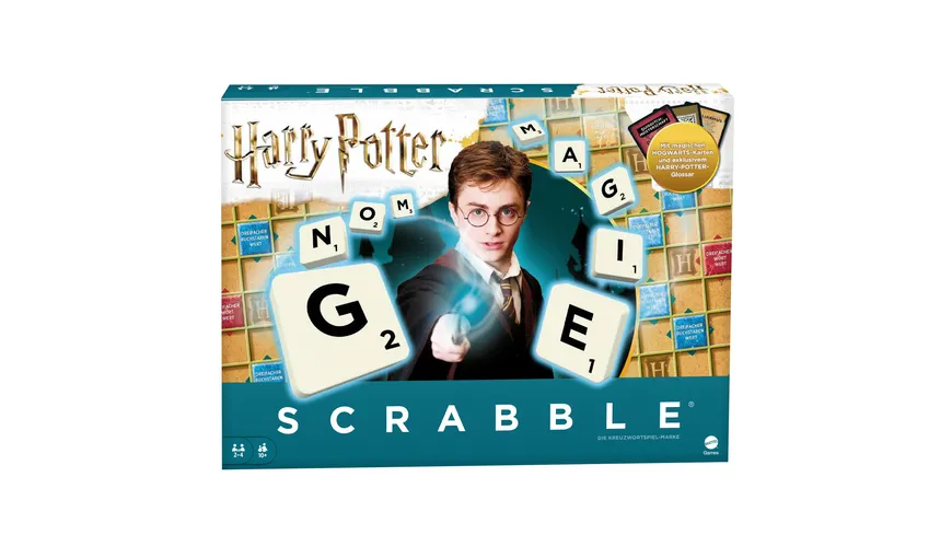 Mattel Games Scrabble Harry Potter, Gesellschaftsspiel, Brettspiel, Familienspiel
