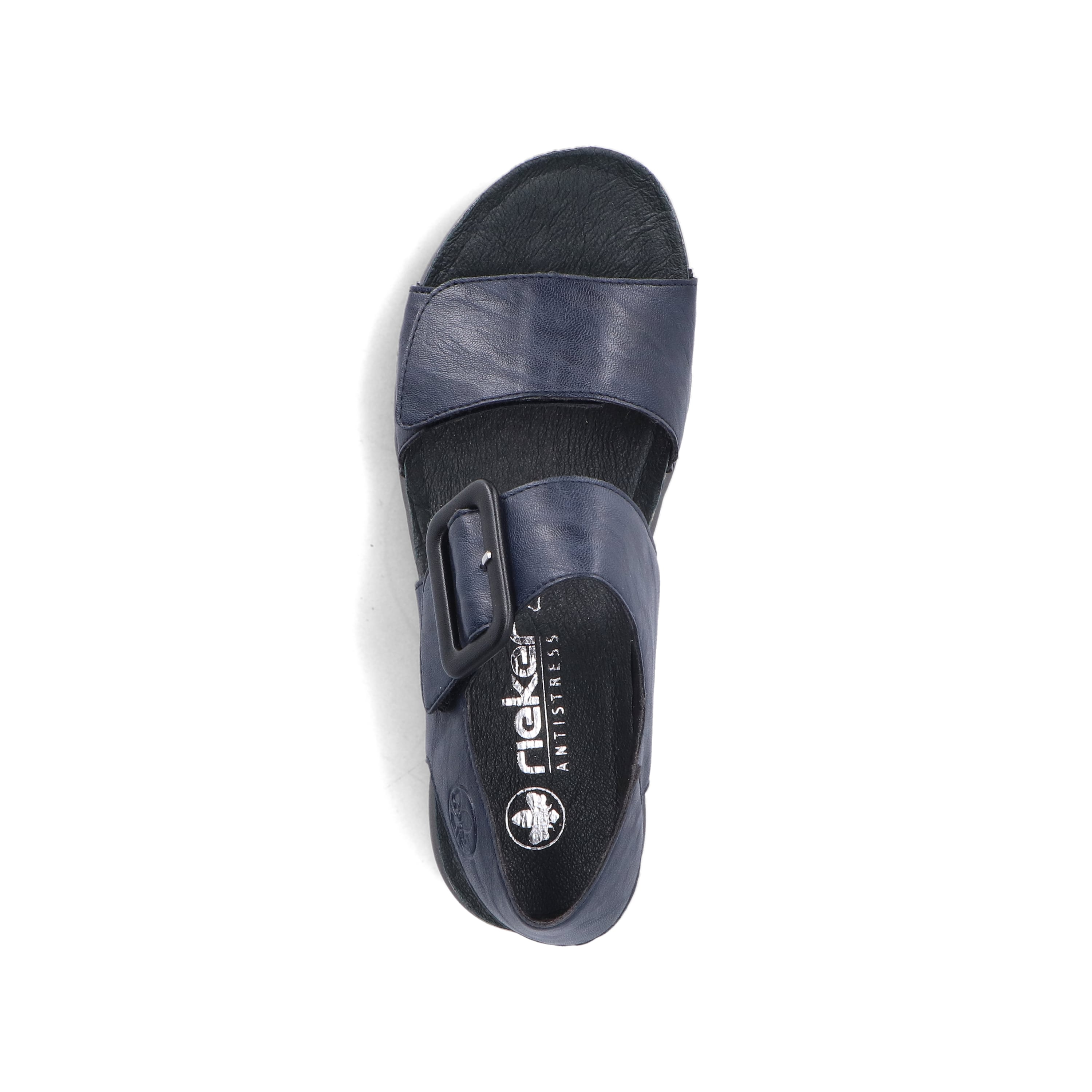 Rieker Damen Riemchensandalen stahlblau