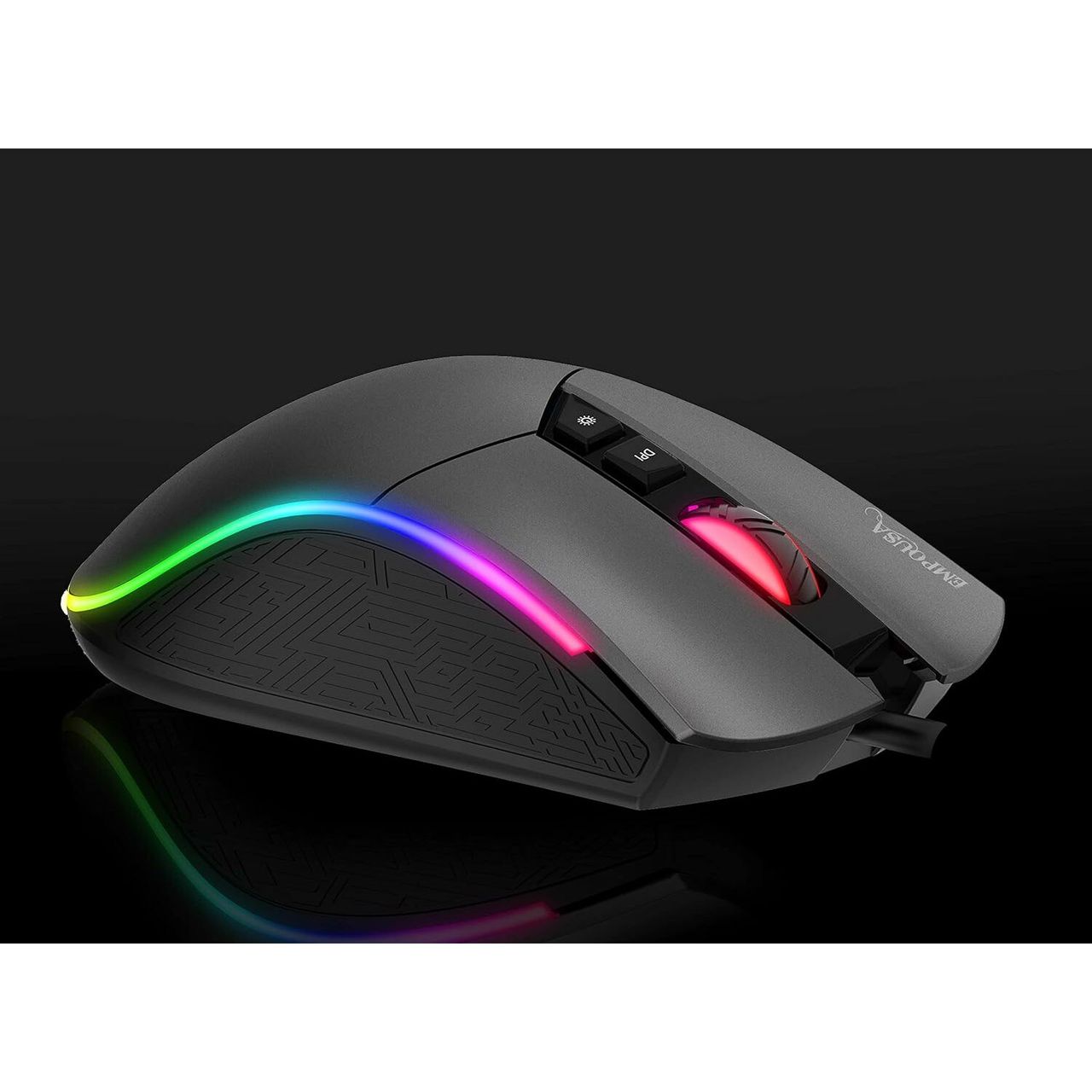 Inca IMG-GT19 RGB 7D Makro-Tasten Profiosonelle Gaming-Maus schwarz