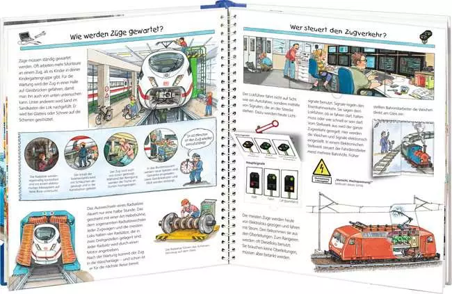 Ravensburger Wieso? Weshalb? Warum?, Band 8: Alles über die Eisenbahn
